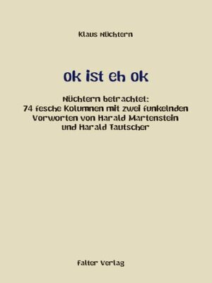 cover image of ok ist eh ok